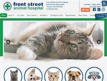 Tablet Screenshot of frontstreetvet.com